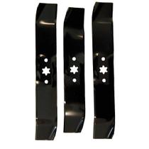 Conjunto de 3 Lâminas para Mulching MTD 490-110-M118 46 Polegadas
