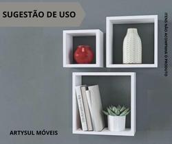 Conjunto de 3 nichos decorativo