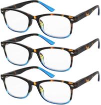 Conjunto de 3 óculos de leitura Success Eyewear azul 3.25