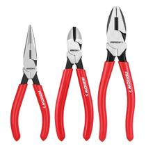Conjunto de 3 peças de alicate Arrow Fastener em aço carbono de 6" e 7"