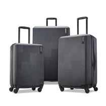 Conjunto de 3 peças de bagagem American Tourister Stratum XLT preto azeviche
