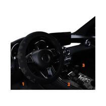 Conjunto De 3 Peças De Capa De Volante Em Tecido 3D Para Carro, Capa De Freio De Mão E Capa De - MEIKAXIU
