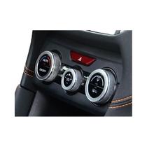 Conjunto De 3 Peças De Capas De Metal Para Botões De Controle De A/C Do Painel Do Subaru Forester XV Conjunto De 3 Peças De Capas De Metal Para Botões De Controle De A/C Do Painel Do Subaru Forester XV