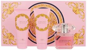 Conjunto de 3 peças de fragrância pessoal Versace Bright Crystal Conjunto de 3 peças de fragrância pessoal Versace Bright Crystal