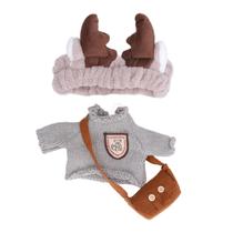 Conjunto de 3 peças de roupa de pelúcia para pato Kadimendium (tipo G)