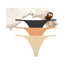 Conjunto De 3 Peças De Tanga Sexy Sem Costura Para Mulheres, G-string Amigável À Pele Conjunto De 3 Peças De Tanga Sexy Sem Costura Para Mulheres, G-string Amigável À Pele