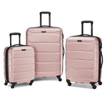 Conjunto de 3 peças expansível para bagagem Samsonite Omni PC Hardside rosa