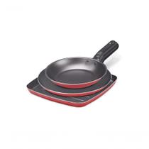 Conjunto De 3 Peças Garlic - Brinox Vermelho Brinox