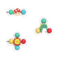 Conjunto De 3 Peças Para Crianças Com Brinquedos De Fidget Spinner Em Forma De Animais Com Ventosas Conjunto De 3 Peças Para Crianças Com Brinquedos De Fidget Spinner Em Forma De Animais Com Ventosas