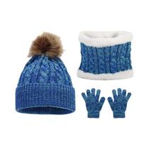 Conjunto De 3 Peças Para Crianças, Outono/inverno, Gorro, Cachecol E Luvas, Cores Sortidas, 3-12 Conjunto De 3 Peças Para Crianças, Outono/inverno, Gorro, Cachecol E Luvas, Cores Sortidas, 3-12