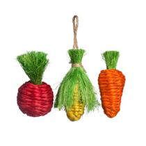 Conjunto de 3 peças Pet Toy Prevue Hendryx Grassy Nibblers Trio Woven Conjunto de 3 peças Pet Toy Prevue Hendryx Grassy Nibblers Trio Woven