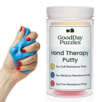 Conjunto de 3 peças Therapy Putty GoodDay Puzzles para alívio do estresse Conjunto de 3 peças Therapy Putty GoodDay Puzzles para alívio do estresse