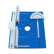 Conjunto De 3 Placas De Inserção Para Mesa De Router De Alumínio, Ferramentas De Carpintaria Para