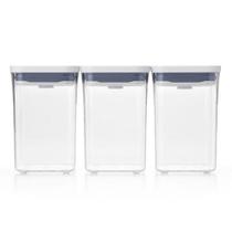 Conjunto De 3 Potes Quadrados Pop 2.0 Oxo Conjunto De 3 Potes Quadrados Pop 2.0 Oxo