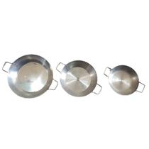 Conjunto de 3 Tachos 18,22 e 25 cm para servir ou cozinhar - Utensilios do Chef