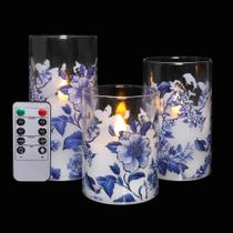 Conjunto de 3 Velas Sin Llama REVELBUNNY con Control Remoto y Temporizador Conjunto de 3 Velas Sin Llama REVELBUNNY con Control Remoto y Temporizador