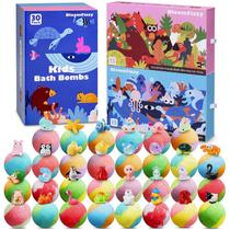 Conjunto de 30 Bombas de Banho BloomFizzy para Crianças - Com Surpresa Dentro Conjunto de 30 Bombas de Banho BloomFizzy para Crianças - Com Surpresa Dentro