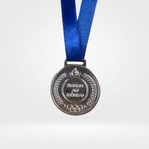 Conjunto De 30 Medalhas Fita Azul Honra Ao Mérito Campeonato 4,2cm