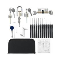 Conjunto De 30 Peças De Ferramentas De Chaveiro Em Aço Inoxidável Para Extração De Chaves Quebradas,