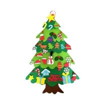 Conjunto De 32 Peças De Enfeites De Natal Em Feltro DIY Para Crianças, Presente Interativo De Natal