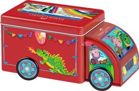 Conjunto de 33 canetas conectoras coloridas Faber-Castell School Bus Conjunto de 33 canetas conectoras coloridas Faber-Castell School Bus