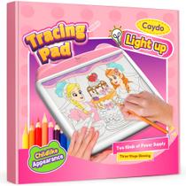 Conjunto de 34 peças Tracing Pad Caydo Light Up com tipo C e bateria