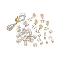 Conjunto De 36 Anéis De Cabelo De Metal Vintage Em Forma De Estrela Para Tranças Ocas E Acessórios Conjunto De 36 Anéis De Cabelo De Metal Vintage Em Forma De Estrela Para Tranças Ocas E Acessórios
