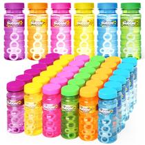 Conjunto de 36 frascos de bolhas Shemira 118 ml para festa Conjunto de 36 frascos de bolhas Shemira 118 ml para festa
