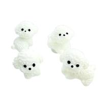 Conjunto De 4 Berloques Luminosos Brancos Para Sapatos De Cachorrinho, Decorações De Fivela De