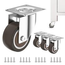 Conjunto de 4 borrachas Caster Wheels ANDUTEES de 1,5 polegadas para móveis Conjunto de 4 borrachas Caster Wheels ANDUTEES de 1,5 polegadas para móveis