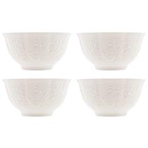 Conjunto de 4 Bowls Butterfly Flower de Porcelana New Bone 650ml - Lyor Conjunto de 4 Bowls Butterfly Flower de Porcelana New Bone 650ml - Lyor