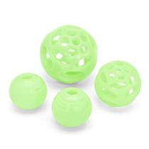 Conjunto de 4 brinquedos Dog Ball Toys Chew King Glowing Fetch Ball