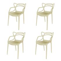 Conjunto de 4 Cadeiras Allegra Berrini Nude