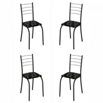 Conjunto De 4 Cadeiras Rio Martelado Grafite Assento Preto Lirio Teixeira Grafite Com Preto Conjunto De 4 Cadeiras Rio Martelado Grafite Assento Preto Lirio Teixeira Grafite Com Preto