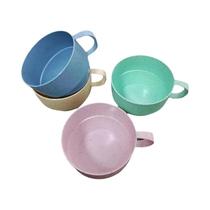 Conjunto De 4 Canecas De Café Coloridas Portáteis Minimalistas Grandes Multifuncionais Simples Para