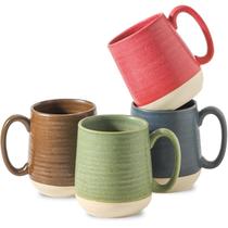 Conjunto de 4 canecas de café Hasense 450 ml, laváveis na máquina de lavar louça