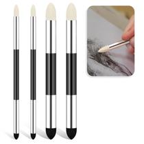 Conjunto de 4 canetas com esponja para blending de artista, ponta dupla