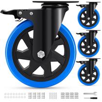 Conjunto de 4 Caster Wheels Humagineer de 6 polegadas Heavy Duty 118 kg