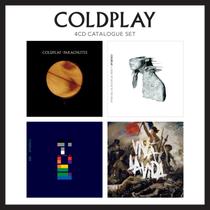 Conjunto de 4 CDs Coldplay EMI Novo Conjunto de 4 CDs Coldplay EMI Novo
