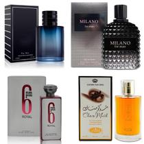 Conjunto de 4 Colônias Masculinas AFLUXE 100 ml cada
