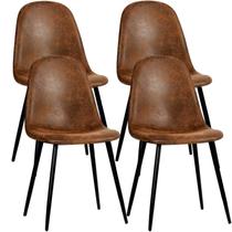 Conjunto de 4 confortáveis estofados para cadeiras de jantar Conjunto de 4 confortáveis estofados para cadeiras de jantar