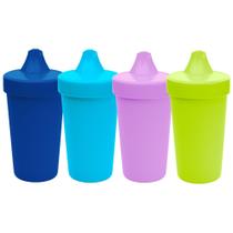 Conjunto de 4 Copos de Treinamento Re-Play Sippy 10oz Antivazamento Conjunto de 4 Copos de Treinamento Re-Play Sippy 10oz Antivazamento