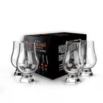 Conjunto de 4 Copos Glencairn em Caixa Presente - 4uni