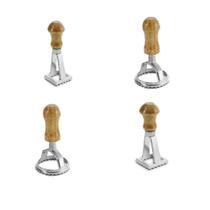 Conjunto de 4 cortadores para massas