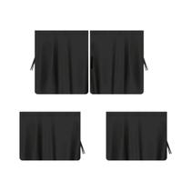 Conjunto De 4 Cortinas Destacáveis Para Carro, Protetor De Janela, Simples Para Viagens E