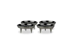 Conjunto de 4 Discos para Tapete IsoAcoustics Gaia II em Aço Inoxidável