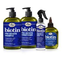 Conjunto de 4 etapas do regime de biotina Hair Care Difeel para o crescimento do cabelo