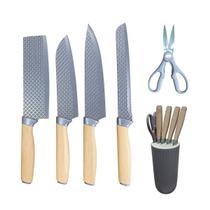 Conjunto De 4 Facas Inox Antiaderentes Profissionais Afiadas Alto Teor Carbono Para Cozinha