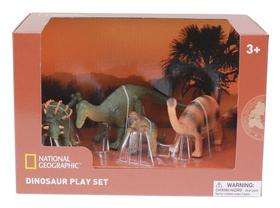 Conjunto de 4 figuras de dinossauros National Geographic