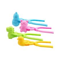 Conjunto De 4 Garras De Neve Em Formatos Variados De Plástico Para Boneco De Neve, Coração, Árvore,